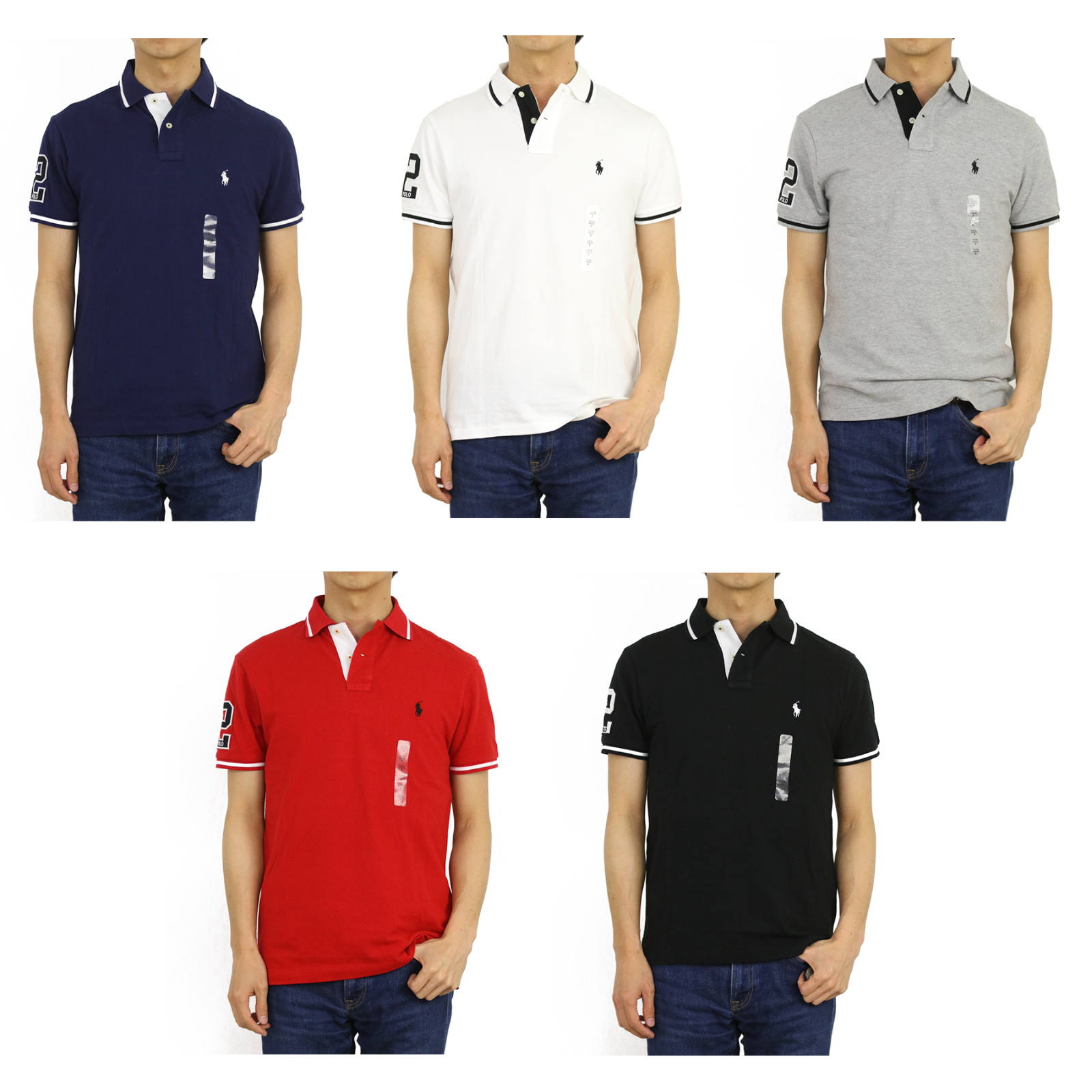 

Рубашка поло приталенного кроя с короткими рукавами Polo Ralph Lauren, 2–5 цветов