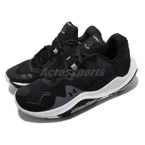 Мужские баскетбольные кроссовки Under Armour Spawn 4 UA Black White Grey 3024971-001