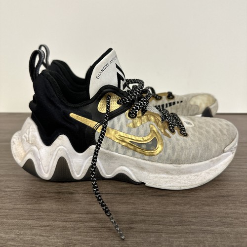 Mens Nike Giannis Immortality Force Field Basketball White