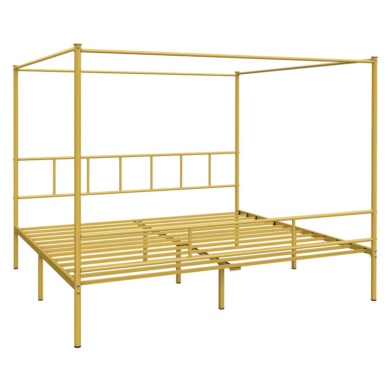 Platform Steel Slat Support W/built-in Headboard