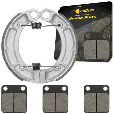 for Yamaha Kodiak 400 YFM400 YFM400A 2WD 03 Front Brake Pads & Rear Brake Shoes