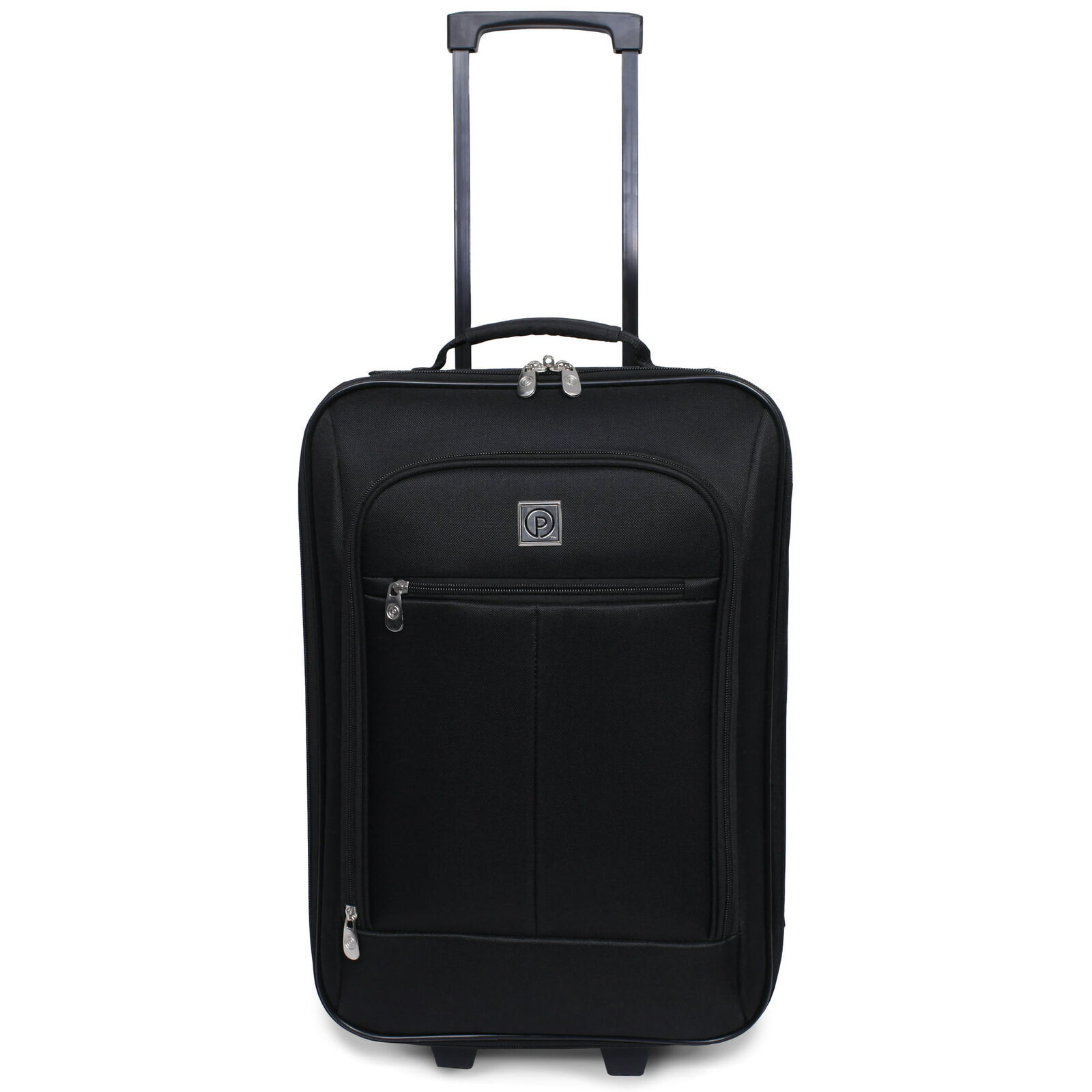 Pilot Case With Wheels And Metal Handle, Black