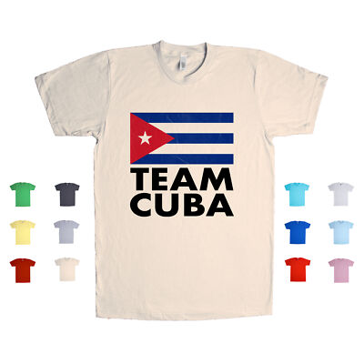 Team Cuba Cuban Squad Caribbean Island Funny Love Country Nation Unisex T Shirt