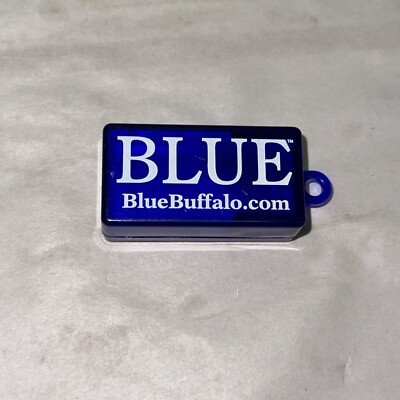 Dog Training Clicker New Blue Color Key Ring Has Blue Buffalo On It. Lot Of 5