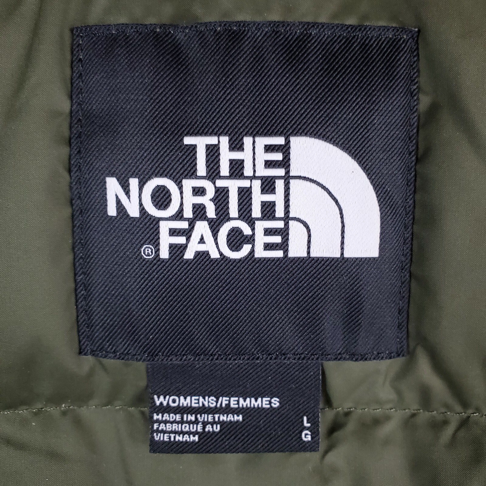 Pre-owned The North Face North Face 550 Size Large Womens Forest Green Jacket Coat Parka $279 Hooded