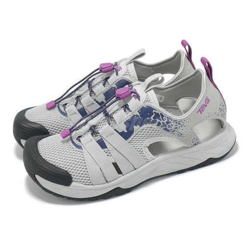 サンダル・ミュール Teva Women's Hydratrek Sandal CT (WPP) STVF2516290WPP Teva Hydratrek Sandal CT Grey Purple Women Outdoors Water