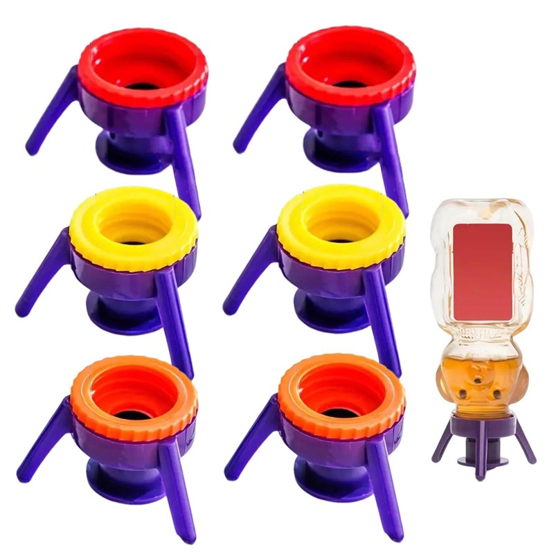 6X Bottle Cap Stand Kit Economy Cap Kit Screw-top Emptying U