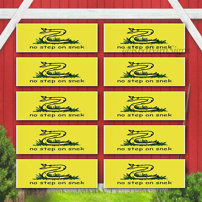 No Step On Snek Bumper Sticker StickerVinyl Waterproof Sticker Car Laptop