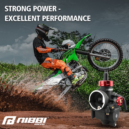 NIBBI PE 24mm Racing Carburetor w/ Jets For 100-125cc Motorcycle GY6 Scooter ATV