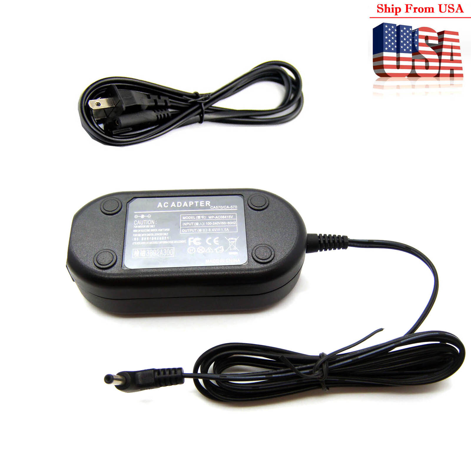 CA-570 Power Supply AC Adapter For Canon DM-FVM100 DM-FVM200