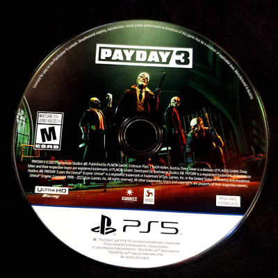 Pay Day 3 - Sony PlayStation 5 PS5 DISC ONLY