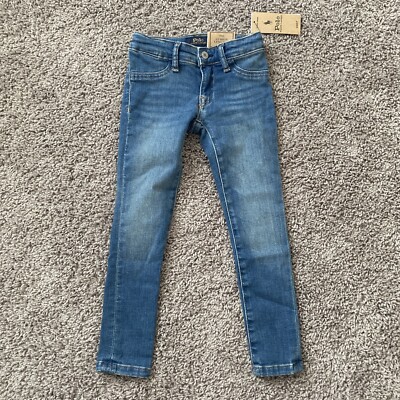 Polo Ralph Lauren Girls Aubrie Supr Stretch Jean Leggings Adjustable Waist  4/4T