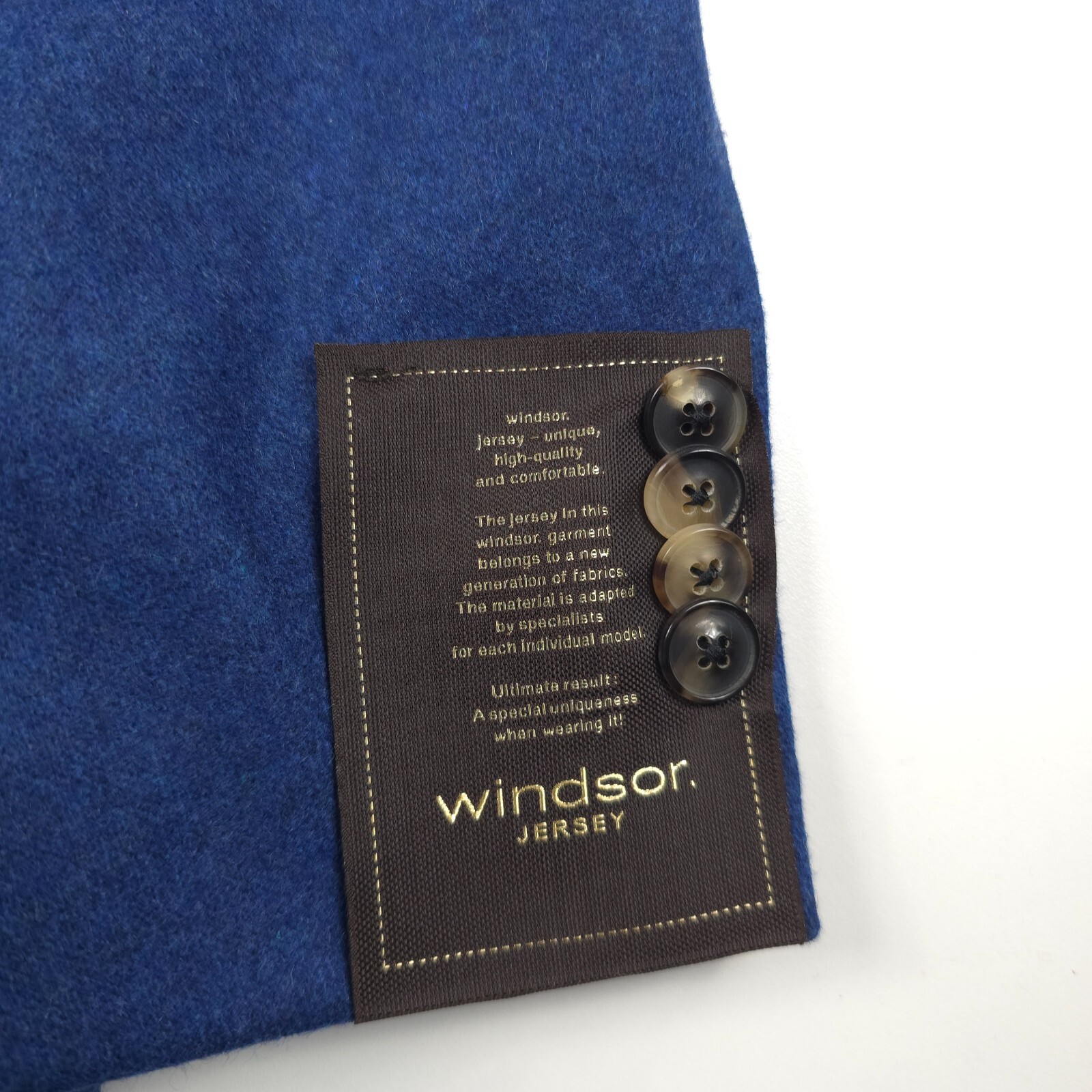 Pre-owned Windsor $1395  Giro J52 Unlined Blue Cashmere Blazer Jacket Mens 42 (eur 52)