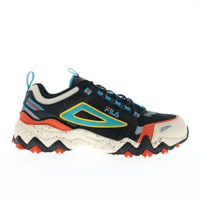 Fila Oakmont Trail 1JM01746-014 Мужские черные широкие кожаные спортивные кроссовки для пешего туризма 11