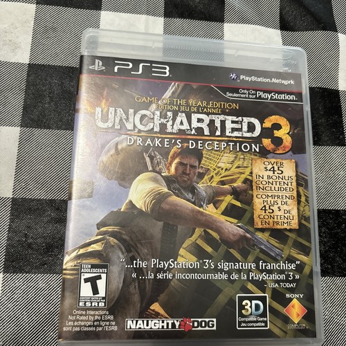 uncharted3【中古美品・PS3欧州版】 Uncharted 3 Drake's Deception PlayStation 3 PS3 Complete In