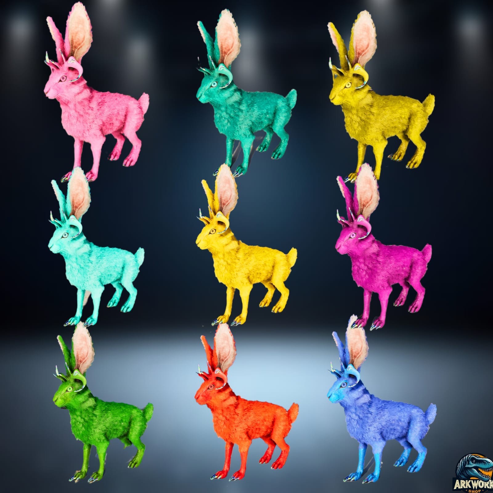 🦖ARK Survival Ascended Burrowbuck Solid Colors PVE PS5/XBOX/PC | eBay