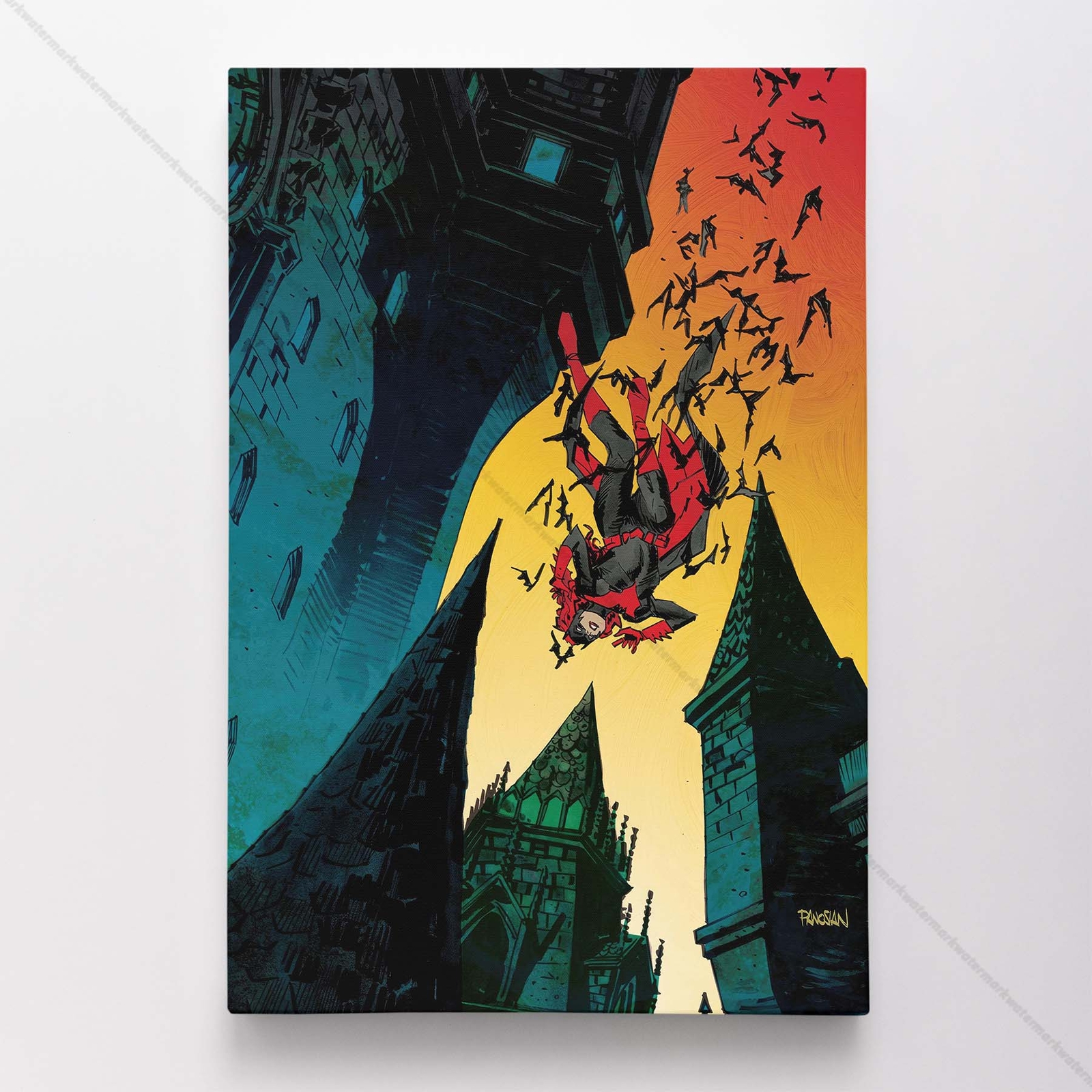 Batwoman Poster Canvas DC Comic Book Cover Art Print #3338