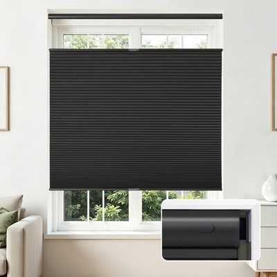 Joydeco No Tools No Drill Blinds for Indoor Windows, Cordless ...