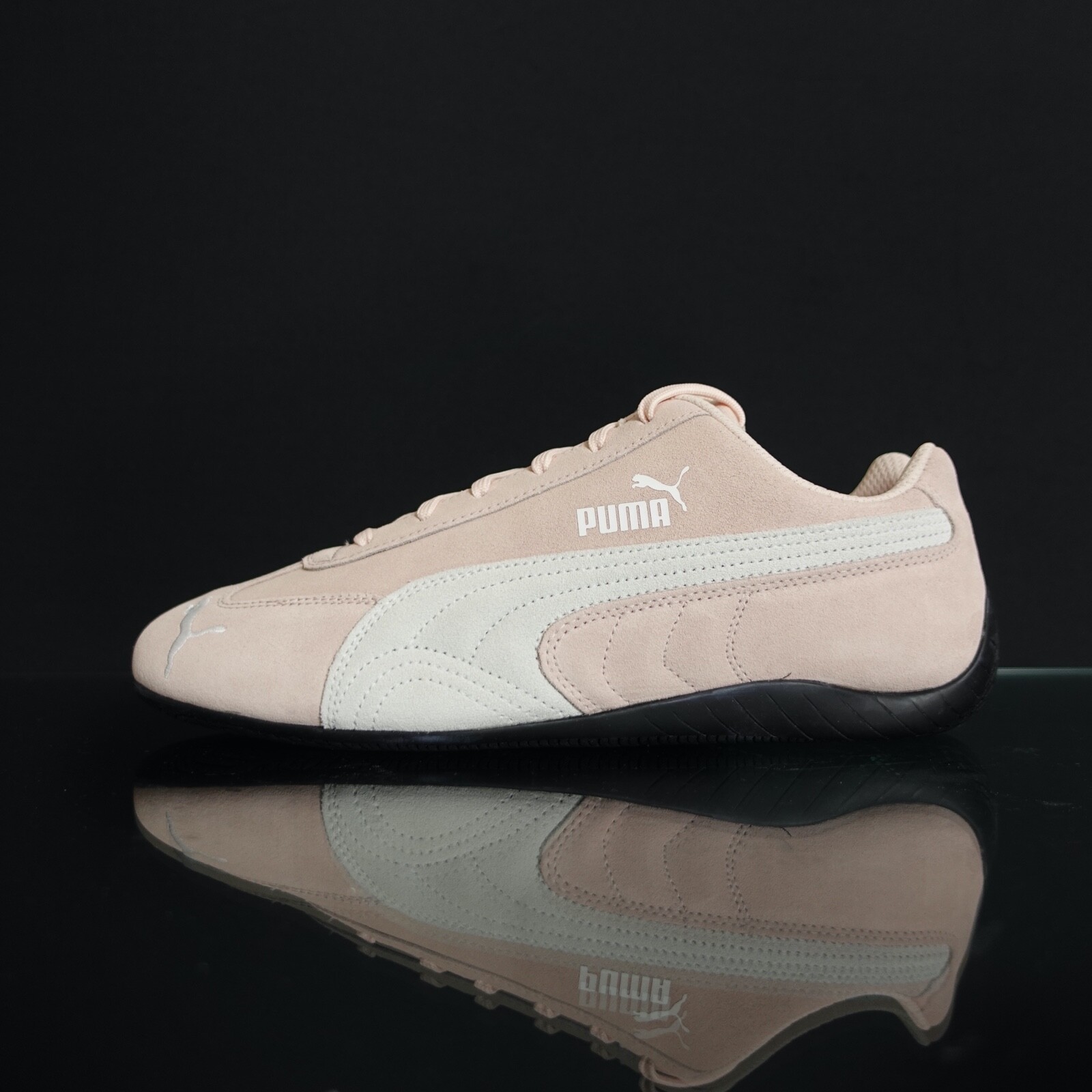 

Мужские кроссовки Puma Speed Cat LS, размер 10, замшевые кроссовки Raw Pink Suede Trainer #303, Розовый, PUMA Speedcat