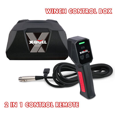 X-BULL Winch Control Box fit 13500/14500LBS Winch with 2 in 1 Remote Control 4WD