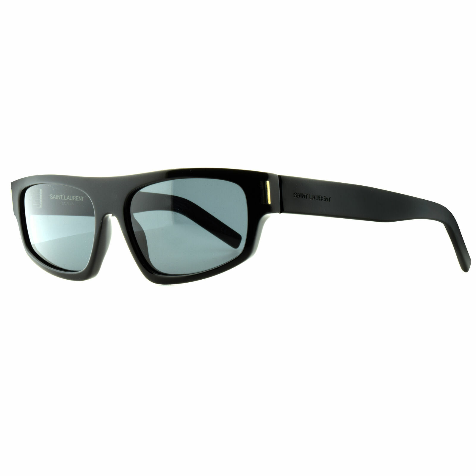 Yves Saint Laurent SL 36 Black Rectangular 100% UV Grey Lens