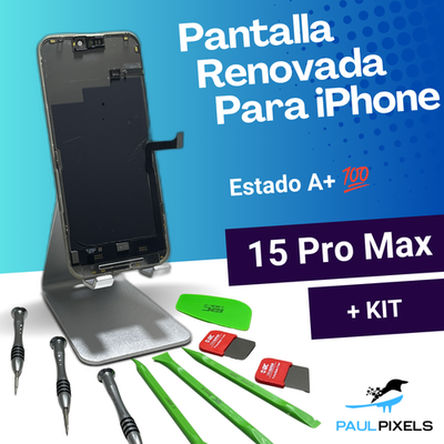 Pantalla Display OLED para iPhone 15 Pro Max Touch Screen Renovado ✅