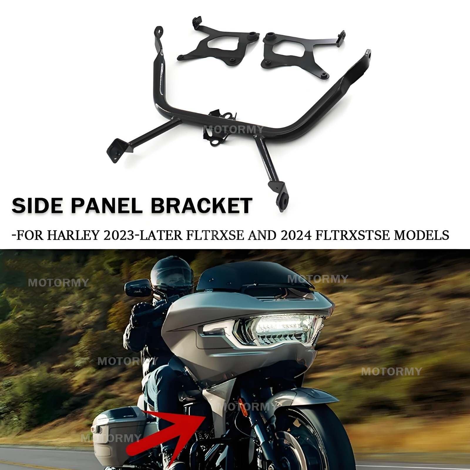 For Harley CVO Road Glide FLTRXSE SIDE FAIRING PANEL SUPPORT For Harley CVO Road Glide FLTRXSE SIDE FAIRING PANEL SUPPORT