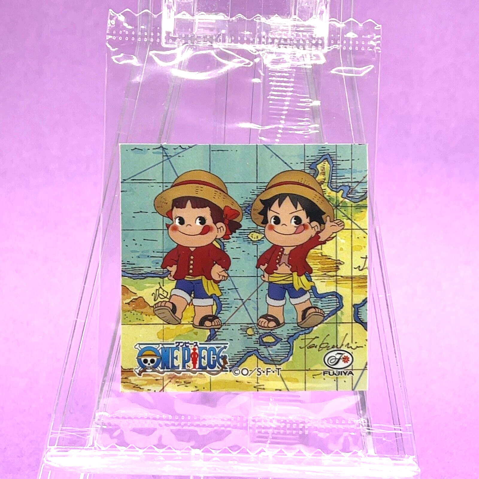 ONE PIECE 25th × Fujiya Milky Sticker Seal Luffy Peco Anniversary
