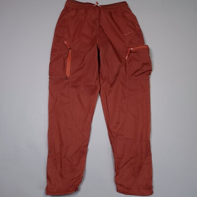Outdoor Voices Russet Rust Windbreaker Ripstop Nylon Cargo Pants Hiking Medium