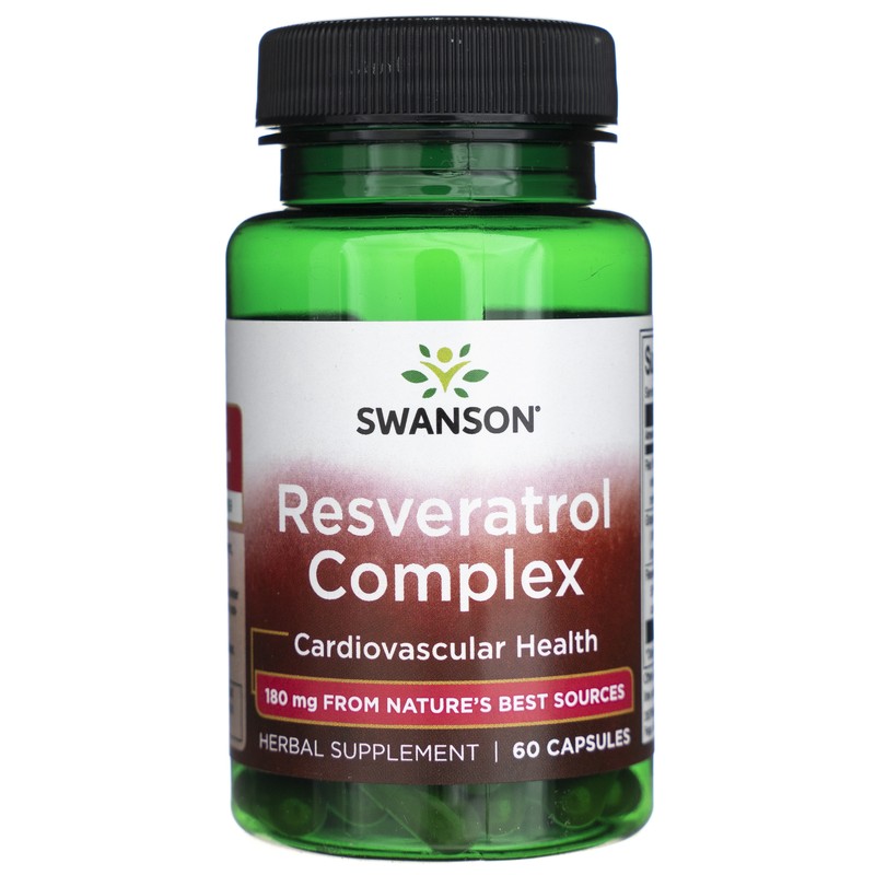 Swanson Resveratrol Complex, 60 Capsules