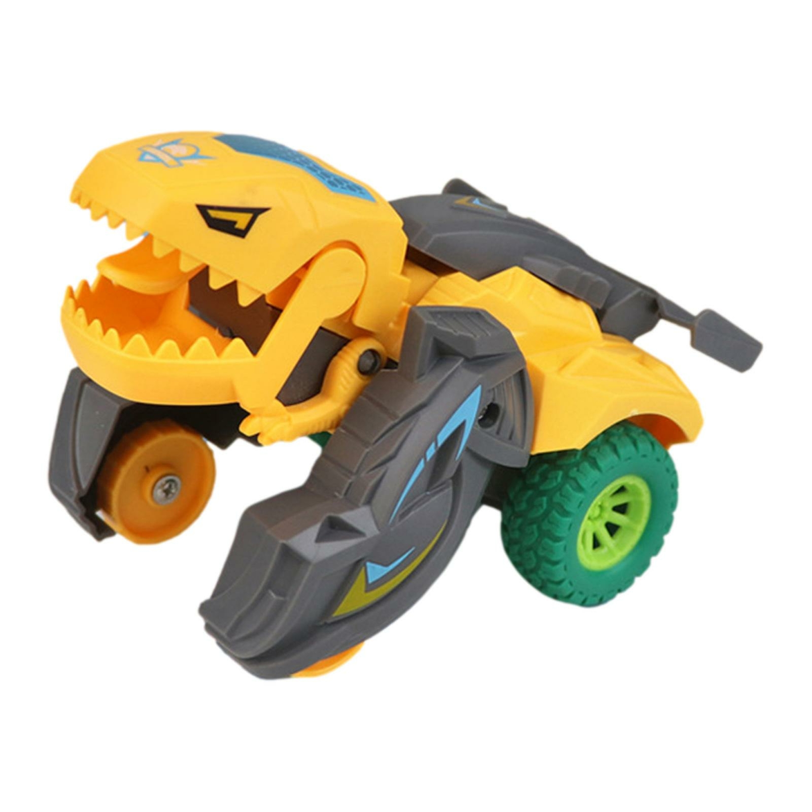2 In 1 Transforming Dinosaur Car Automatic Transform Car Toy Kid Birthday Gift