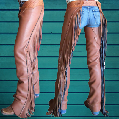 Fringed shotgun chaps shop
