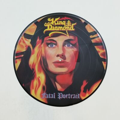KING DIAMOND Fatal Portrait Picture Disc 3984250551 LP Vinyl VG++ LE 2018
