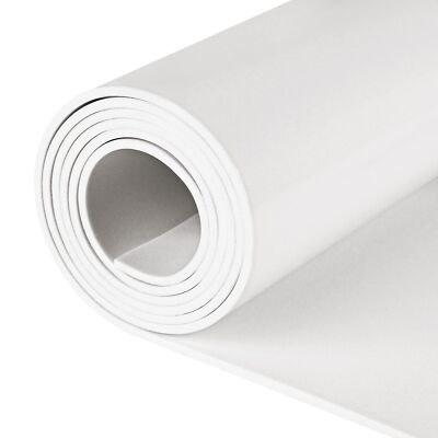 Sponge Neoprene Foam Rubber Sheet with Adhesive, 12 in x 60 in x 1/8 in Multi...
