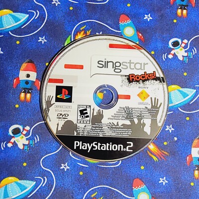 Singstar Rocks (PS2 PlayStation 2)  Tested  *DISC ONLY*