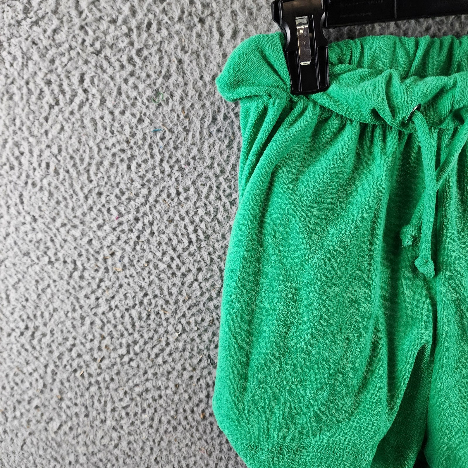 Elan Elastic Waistband Swim Cover Up Shorts Women's S Green Bright Solid Pull On - Picture 13 of 19