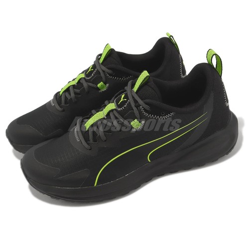 

Puma Twitch Runner Trail Black Lime Squeeze Мужская спортивная обувь для бега 376961-01, Черный, Twitch Runner Trail