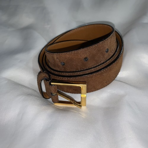 【SAINT LAURENT】BUTTERFLY SUEDE BUCKLE BELT Saint Laurent Butterfly Suede Buckle Belt | Neiman Marcus