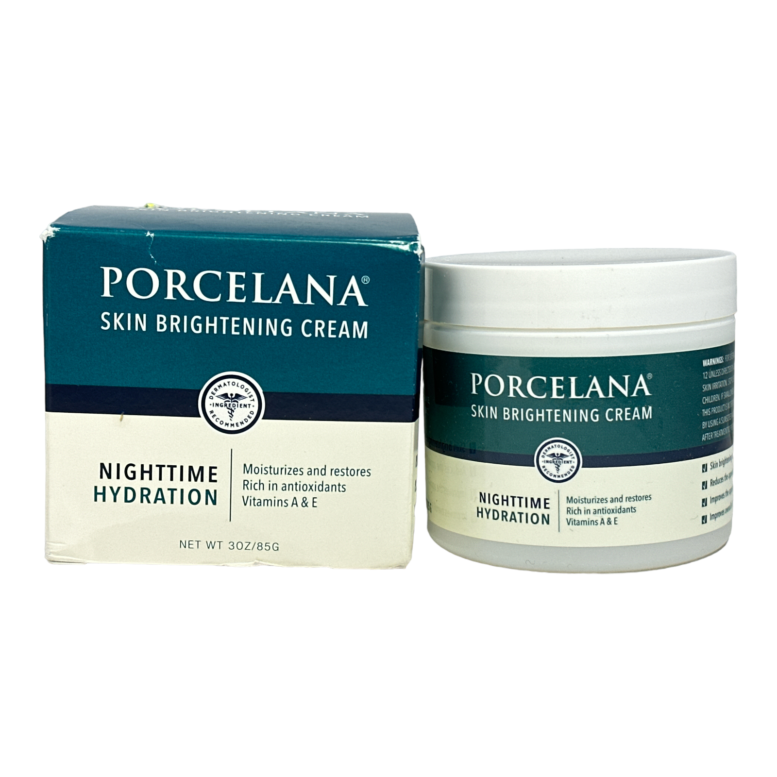 Porcelana Skin Lightening Cream Day - 3 OZ - Medshopexpress