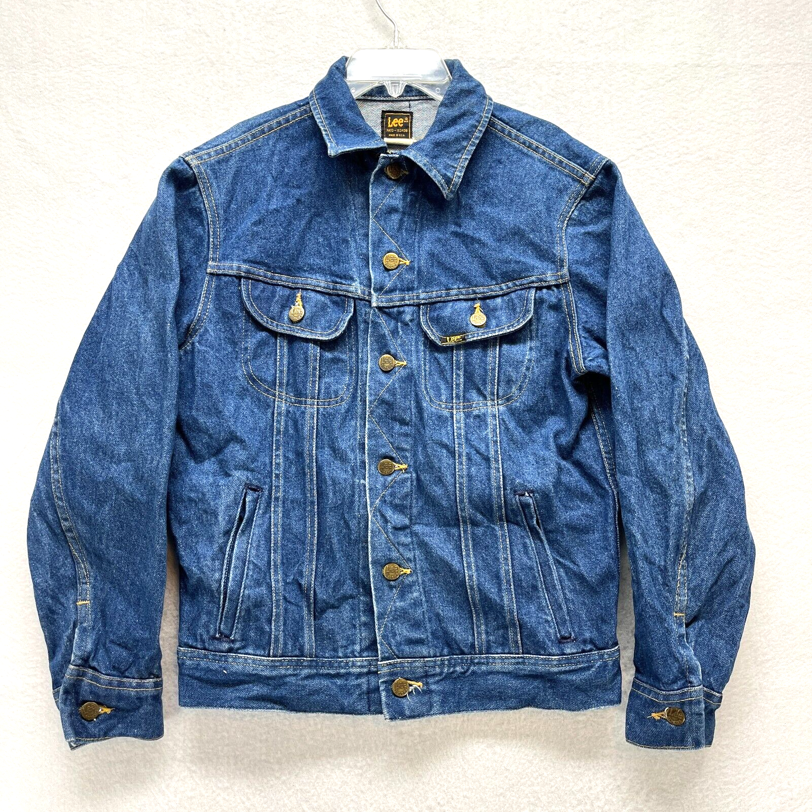 Vintage Lee Riders Denim Jacket Men's Size 34 R - PATD Vintage Lee Riders Denim Jacket Men's Size 34 R - PATD