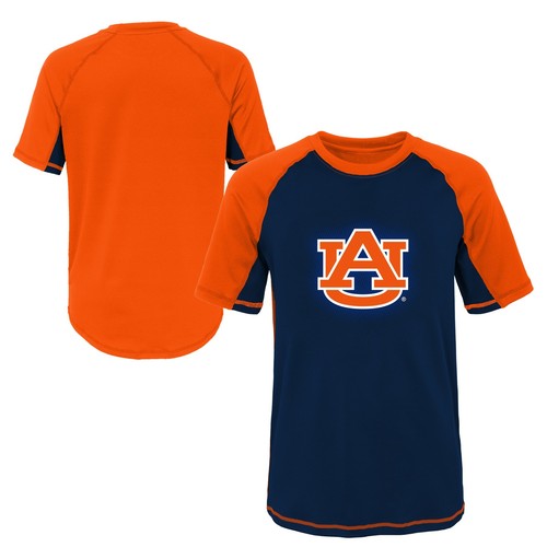 Рубашка Outerstuff NCAA Youth Auburn Tigers Color Block Rash Guard