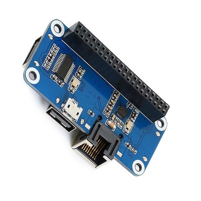 5V Ethernet USB HUB Shield Kit for Raspberry Pi Zero 2 W WH 3 Model B 4 4GB 8GB