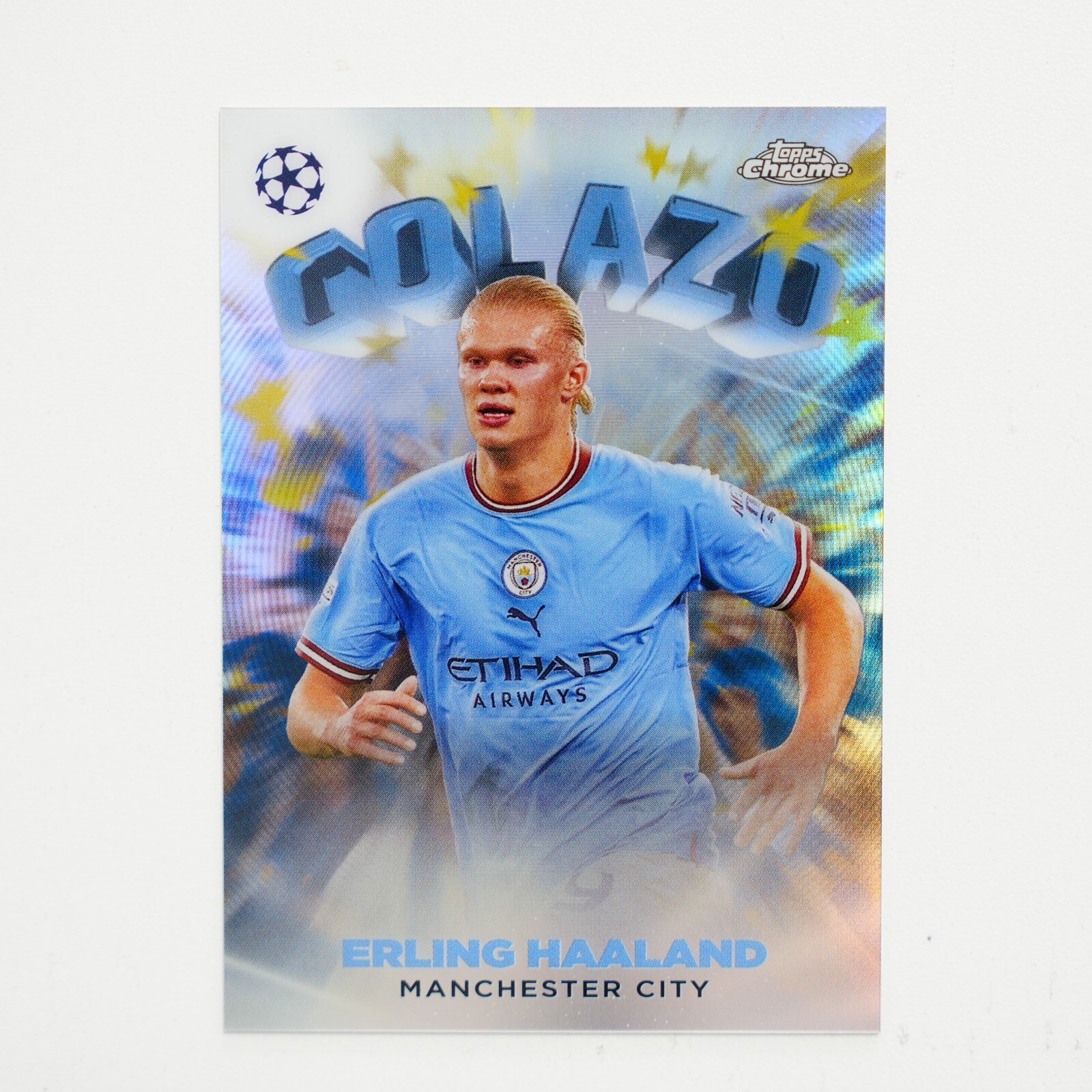 2022-23 Topps Chrome UEFA Erling Haaland “Golazo” Manchester City