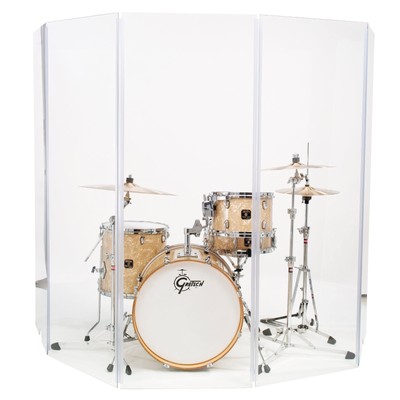Drum Shield/Drum Screen Panels 5 Panels 2ftX5ft with Flexible Hinges