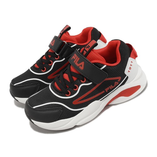 Fila J812X Black Red Kids Women Strap LifeStyle Повседневная обувь Кроссовки