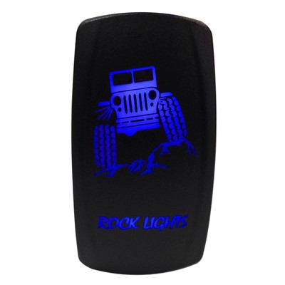 12V ON/OFF Waterproof Rocker Switch ''Rock Lights'' 4x4 Off Road J**p Rock Crawler