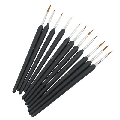 11X Paint Brush Art Script Liner Paintbrush  Oil Painting Drawing Z3R1