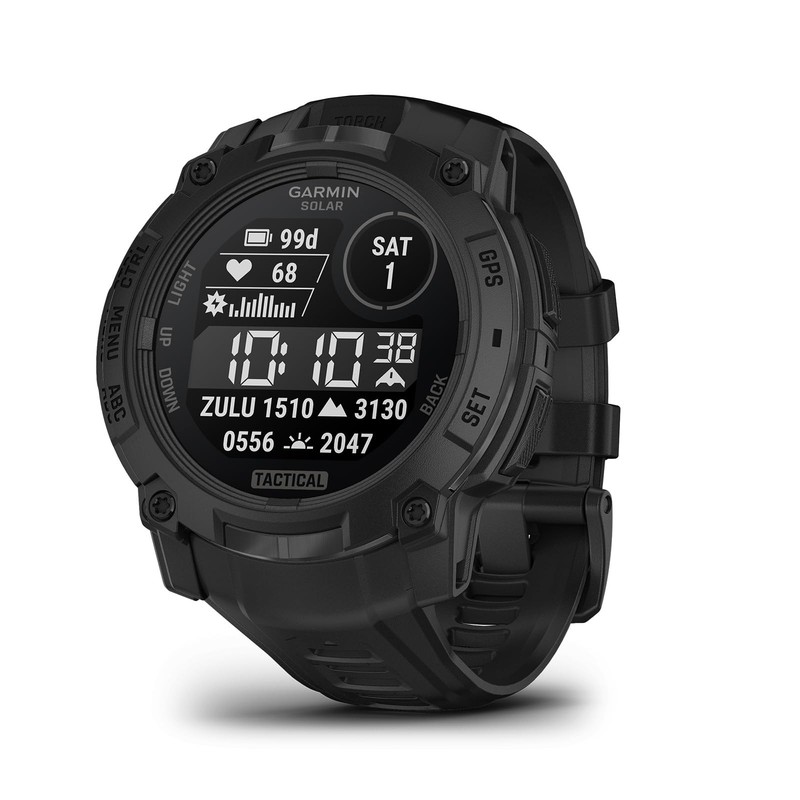 Garmin Instinct® 3 Tactical Edition, 50mm, Solar Charged Display, Rugged