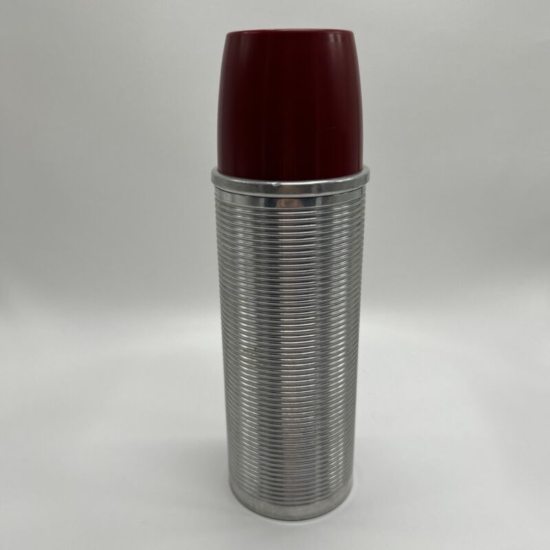 Vintage THERMOS Brand Vacuum Bottle Pint Model No. 2284 **No Stopper** See Pics