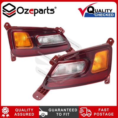 Pair LH+RH Rear Bumper Bar Light Reflector Lamp For Hyundai Kona OS 2017~2020